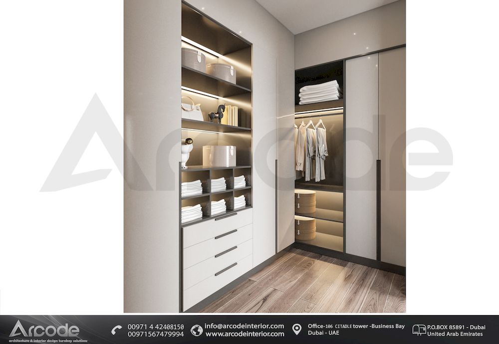 Arcode Interior > Gallery > Attached Rooms > MODERN DRESSING AREA DESIGN