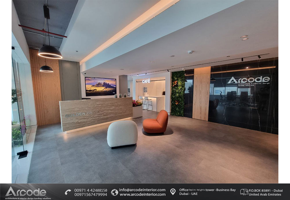 Arcode Interior > Gallery > Offices > Reception of HQ Office