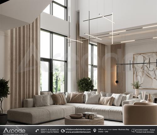 Modern Villa Living Room