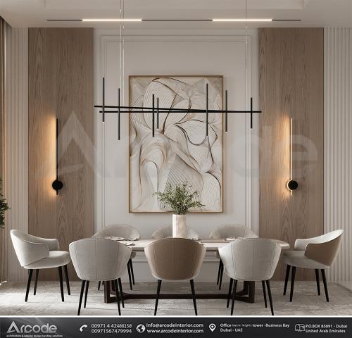 Modern Villa Dining Room 3