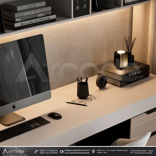 Modern Villa Bedroom Office Table & Display